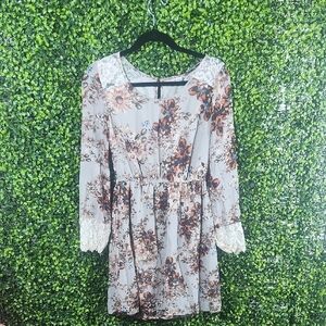 Charlotte Russe Lace Trim Dress Size Small